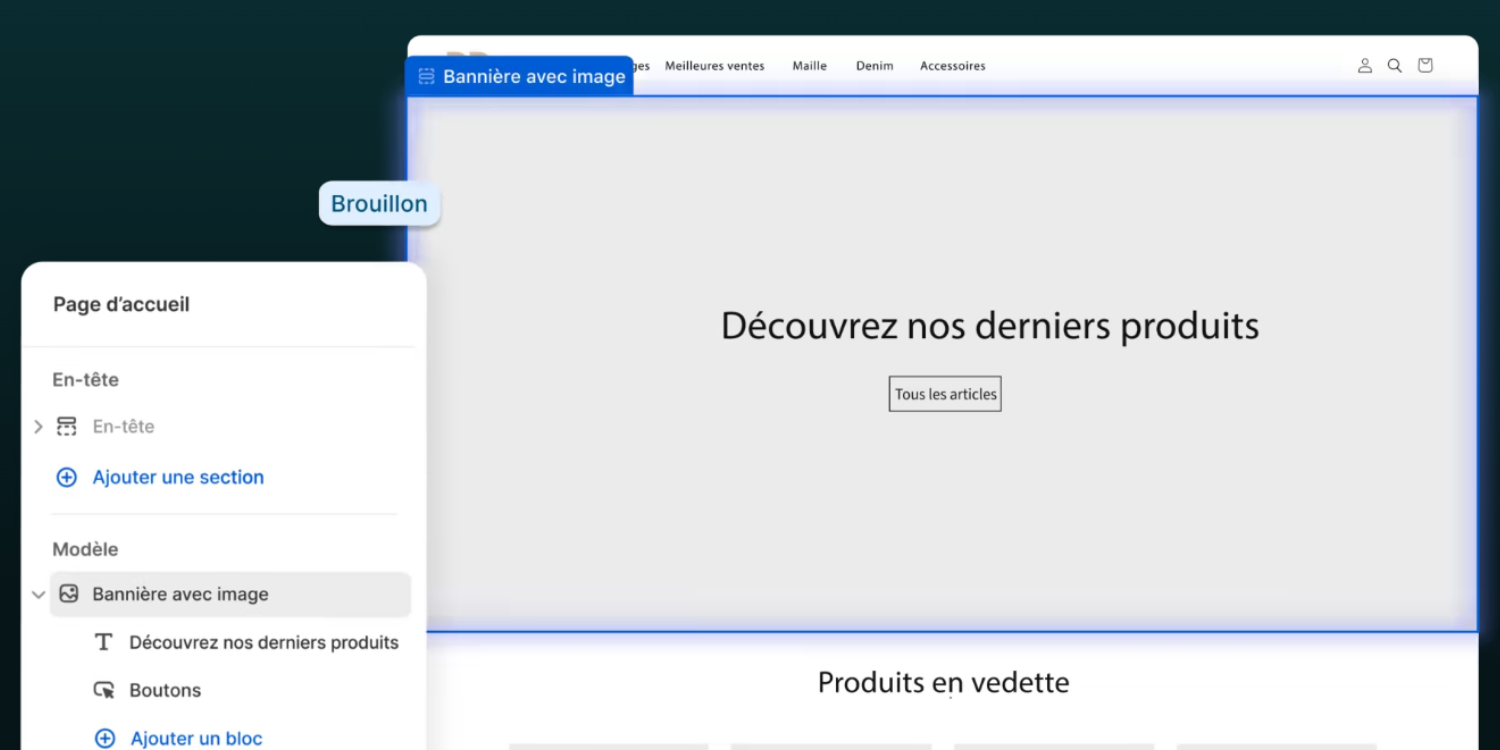 Simplicite d'utilisation shopify